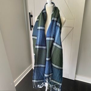 Plaid Blanket Scarf
